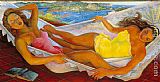 Diego Rivera Canvas Paintings - La Hamaca The Hammock